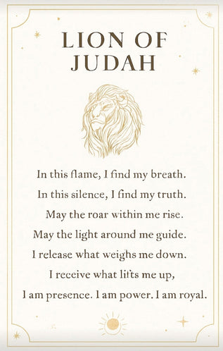 Lion of Judah Candle