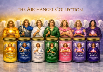 The Archangel Candles Collection with Angel Numbers