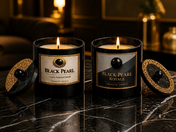 Black Pearl Collection – 10 oz Luxury Scented Candles