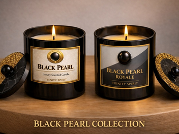 Black Pearl Collection – 10 oz Luxury Scented Candles