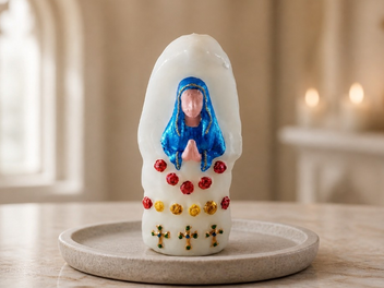 Virgin Mary Candle