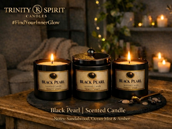 Black Pearl Collection – 10 oz Luxury Scented Candles